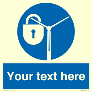 Custom mandatory lock rotor blades